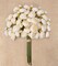18-Piece Cream Artificial Ranunculus Flowers with Stems – Faux Silk Mini Peony-Style Flowers Bulk for Vase, DIY Bouquets, Wedding Centerpieces, Bridal Shower & Home Decor